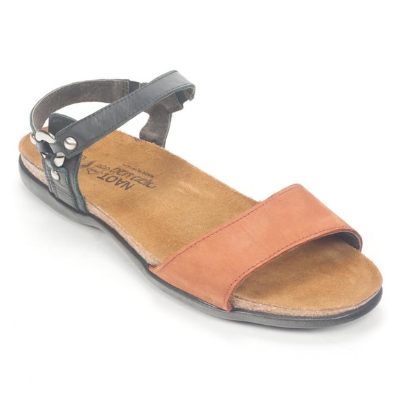 Naot Shoes - Naot Sabrina Black/Tan Sandals Sz 39/8